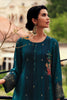 Blue Color woven Organza Unstitched Suit Material