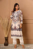 Cream Color Muslin Printed Suit