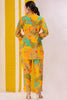 Mustard Printed Muslin Co-Ord Set