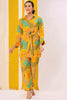 Mustard Printed Muslin Co-Ord Set