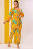 Mustard Printed Muslin Co-Ord Set