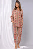 Magenta Color Printed Crepe Co-Ord Set