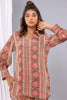 Magenta Color Printed Crepe Co-Ord Set