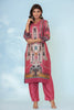Onion Pink Color Muslin Printed Suit