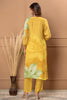 Mustard Color Printed Muslin Co-Ord Set