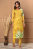 Mustard Color Printed Muslin Co-Ord Set
