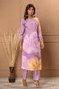 Mauve Color Printed Muslin Co-Ord Set