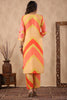 Orange & Mustard Color Muslin Printed Co-Ord Set