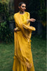 Mustard Color Embroidered Silk Unstitched Suit Material