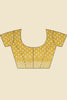 Mustard Cotton Silk Printed And Zari Woven Saree