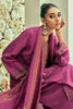 Purple Color Printed Crepe Unstitched Suit Material