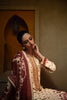 Cream Color Pashmina Printed Unstitched Suit Material