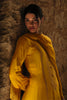 Mustard Color Silk Zari Embroidered Unstitched Suit Material