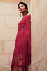Fuchsia Pink Color woven Organza Unstitched Suit Material
