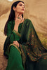 Green Colour Silk Woven Unstitched Suit Material