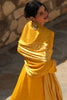 Mustard Color Silk Zari Embroidered Unstitched Suit Material