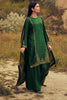 Green Colour Silk Woven Unstitched Suit Material