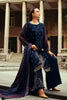 Navy Color Silk Woven Unstitched Suit Fabric