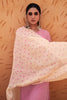 Pink Colour Embroidered Organza Unstitched Suit Material