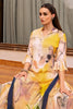 Mustard Color Printed Crepe Silk Unstitched Suit Material