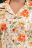 Cream Color Muslin Printed Co-Ord Dress