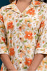 Cream Color Muslin Printed Co-Ord Dress