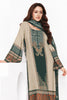 Grey & Beige Kashmiri Paisley Printed Unstitched Suits Material