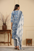 Blue Colour Cotton Printed Suit