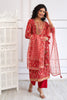 Red Color Muslin Printed Suit