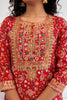 Red Color Muslin Printed Suit