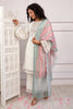 Cream Color Cotton Hakoba Straight Suit