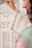 Cream Color Cotton Hakoba Straight Suit