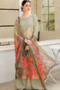 Beige Color Muslin Embroidered Unstitched Suit Material