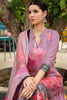 Mauve Color Muslin Embroidered Unstitched Suit Material