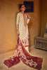 Cream Color Pashmina Printed Unstitched Suit Material