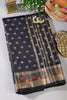Black Resham & Zari Woven Silk Saree