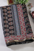 Black Digital Printed Chiffon Saree