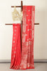 Red Silk Zari Woven Saree