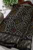 Black Color Chiffon Bandhani Printed Saree