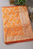 Mustard Colour Banarasi Silk Woven Saree
