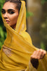 Mustard Color Embroidered Silk Unstitched Suit Material