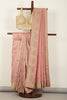 Pink Color Pure Tissue Silk Saree with Zardozi & Sequence Handwork