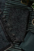 Green & Black Digital Printed Chanderi Cotton Unstiched Suit Material