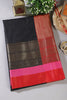 Black Zari Woven Art Silk Saree