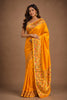 Mustard Mulberry Silk Paithani Work Saree