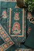 Green Tussar Silk Printed Unstitched Suit Material