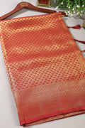 Maroon Color South Silk Zari Woven Saree