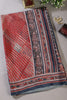 Maroon Color Crepe Printed Saree