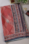 Maroon Color Crepe Printed Saree