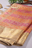 Dark Beige Colour Tussar Woven Silk Saree